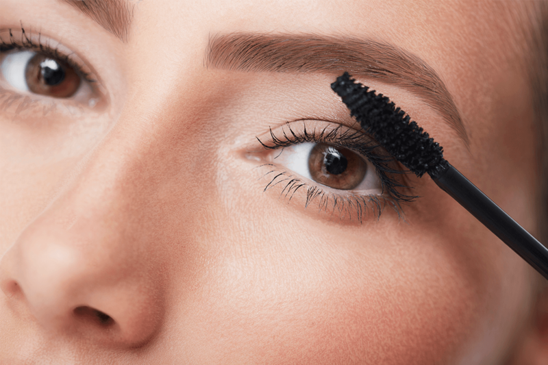 Mascara applicatie