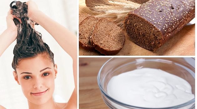 Masque de pain pour la nutrition des cheveux