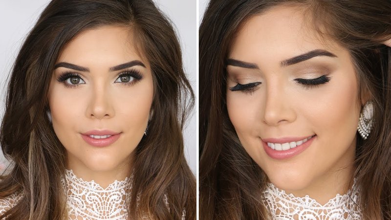 Maquillage de mariage pour brunes