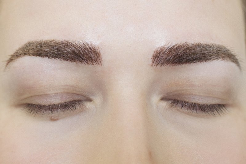 Technique capillaire pour le maquillage permanent des sourcils