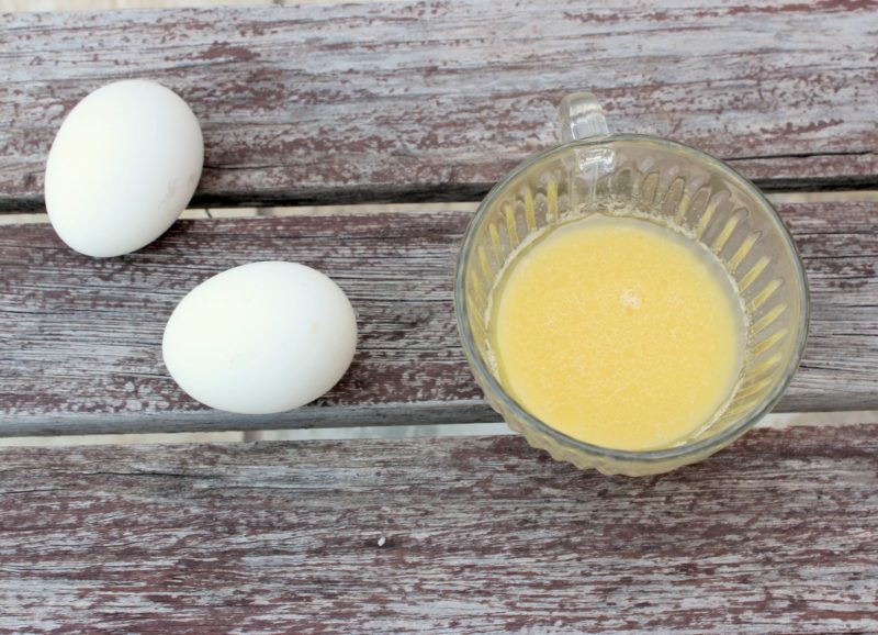 Masque capillaire prêt à la gélatine avec oeuf