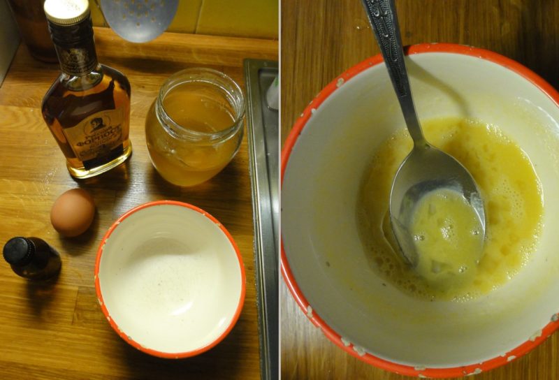 Ingrediënten en Ready Brandy Mask