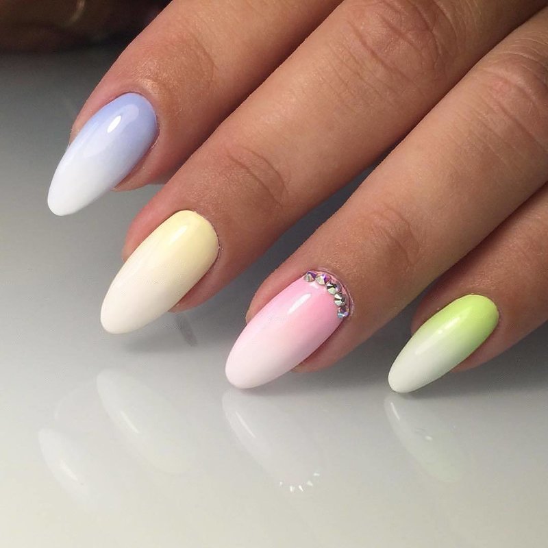 Zachte Ombre-manicure