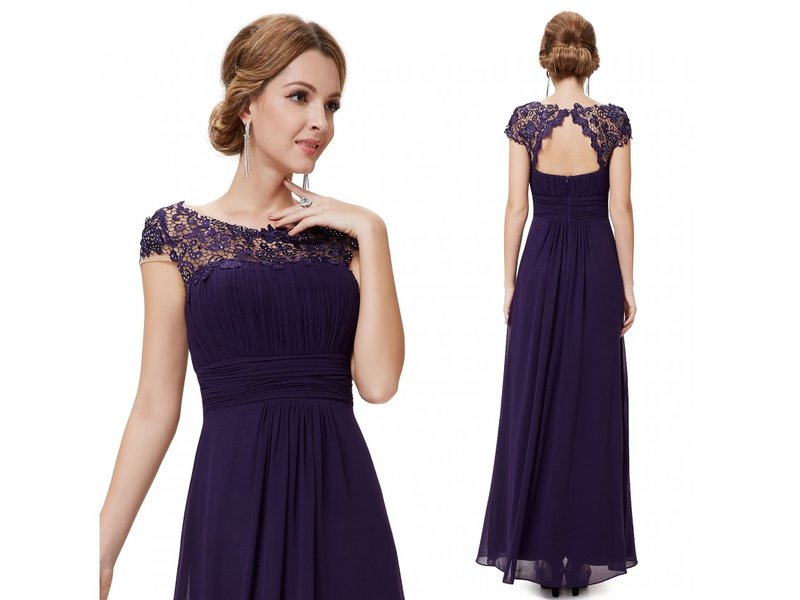 Rochie de bal violet închis