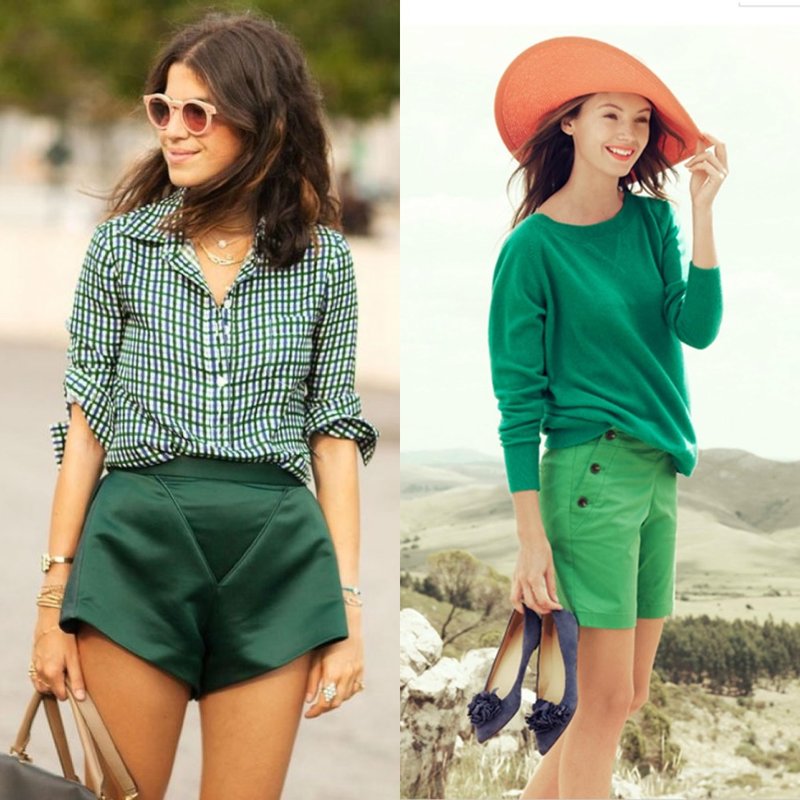 Short femme: court et long