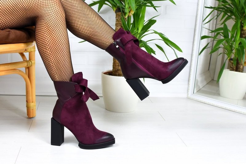 Bottes en velours automne-hiver 2019-2020