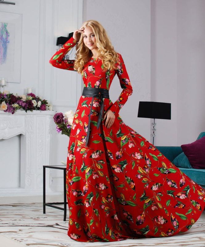 Robe longue décontractée