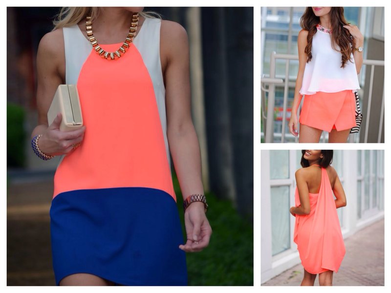 Trendy Live Coral Looks