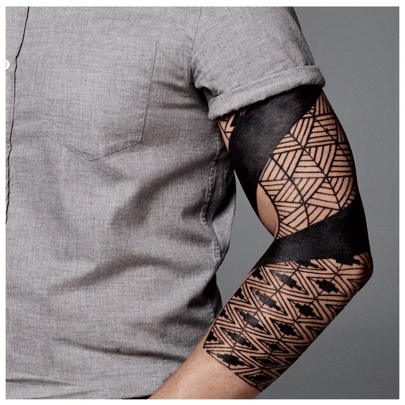 Blackwork bij de hand