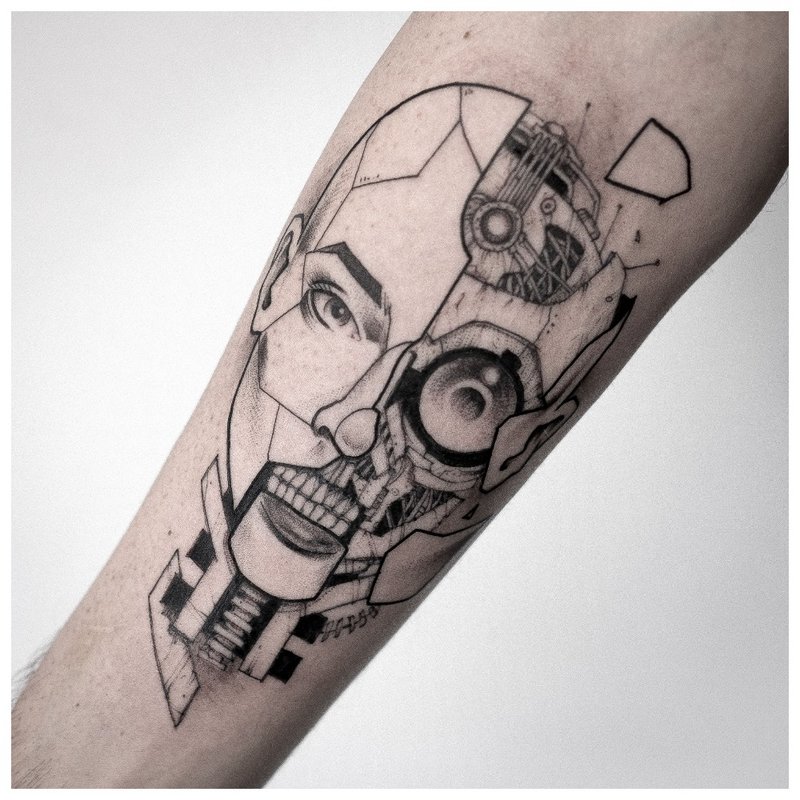 Cyberpunk-tatoeage