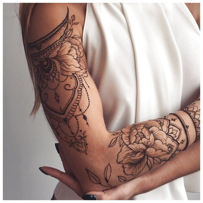 Volledige arm tattoo