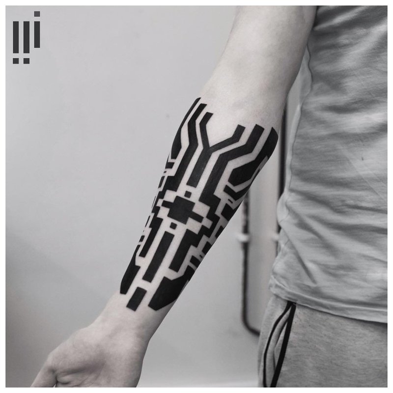 Cyberpunk-tatoeage