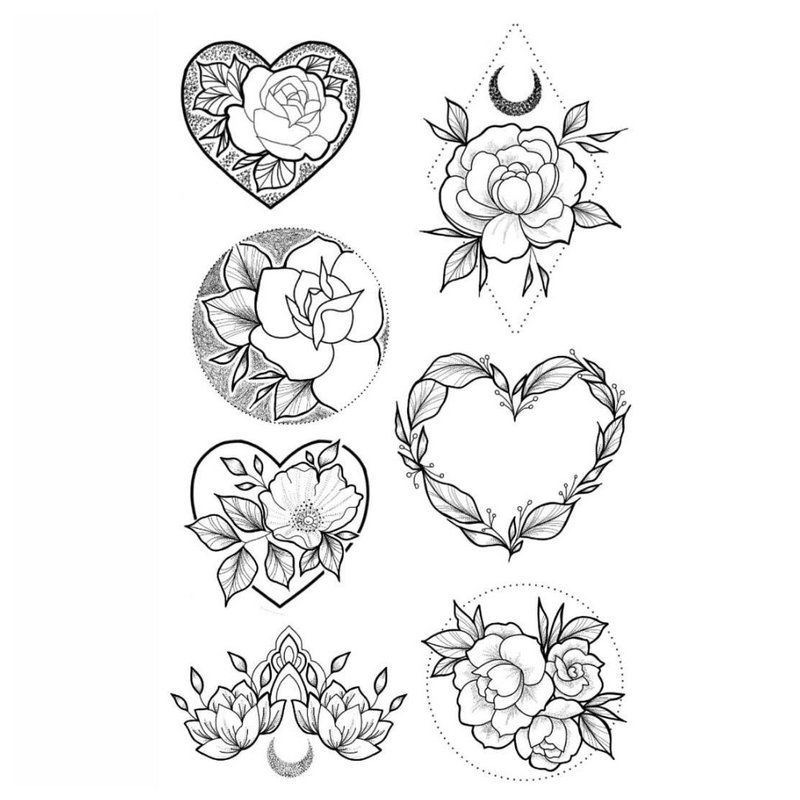 Dessins de tatouage petit coeur