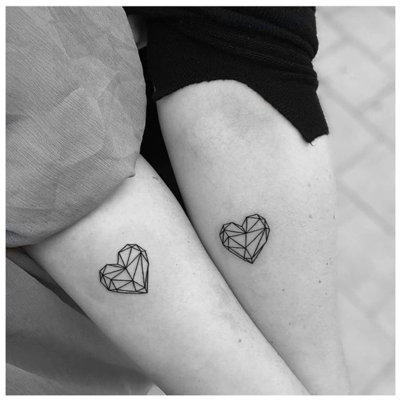 Même tatouage pour un couple