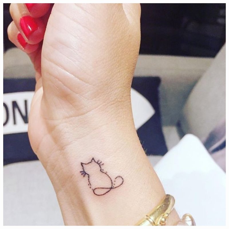 Silhouette de tatouage animal