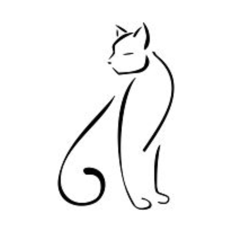 Croquis pour tatouage - minou