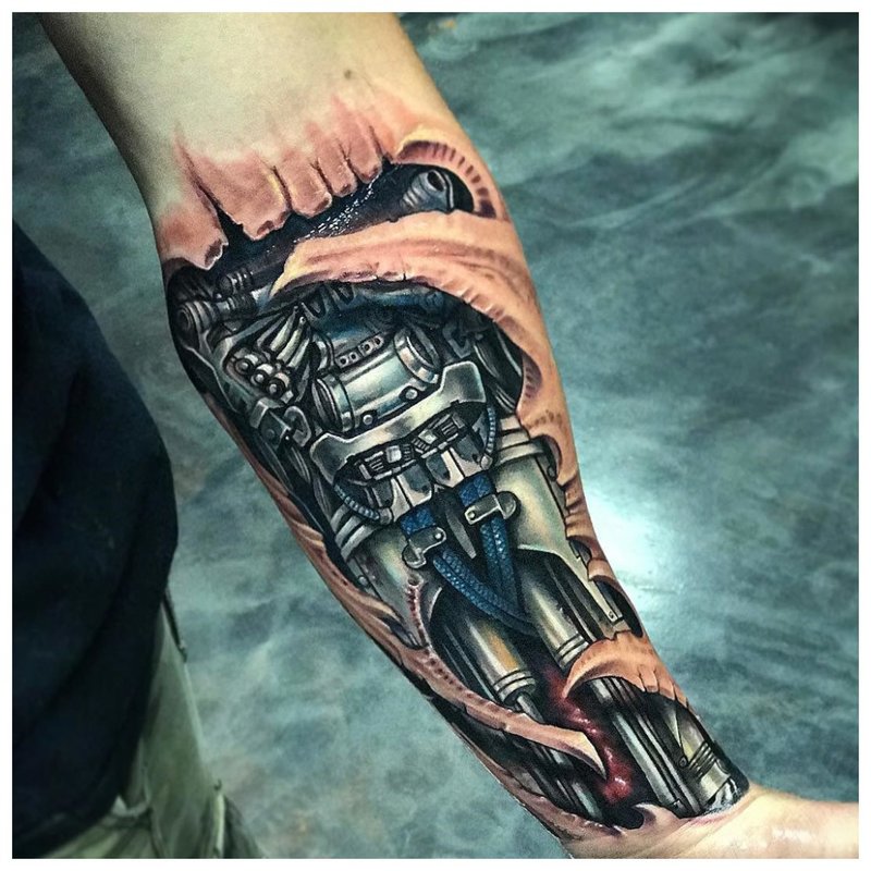 Cyberpunk-tatoeage