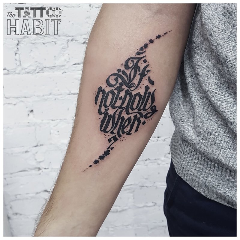 Onderarm Tattoo