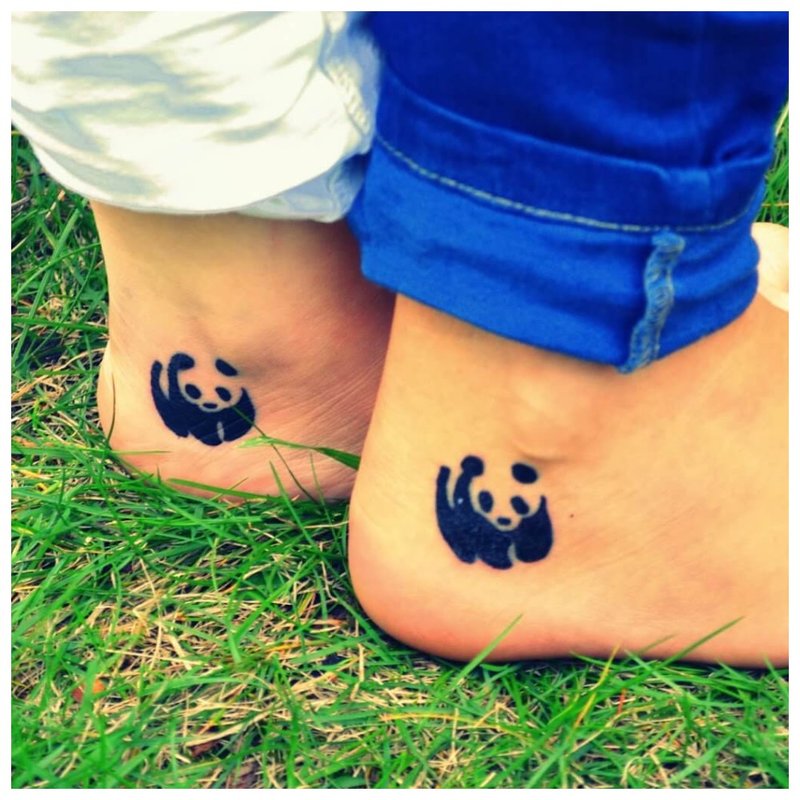 Panda - tatuaj original