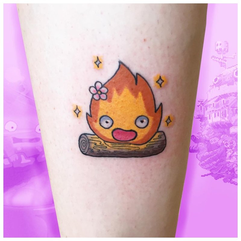 Fire - Tatouage au poignet