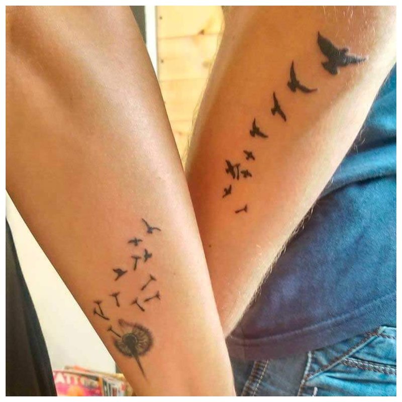 Tatouage d'oiseau